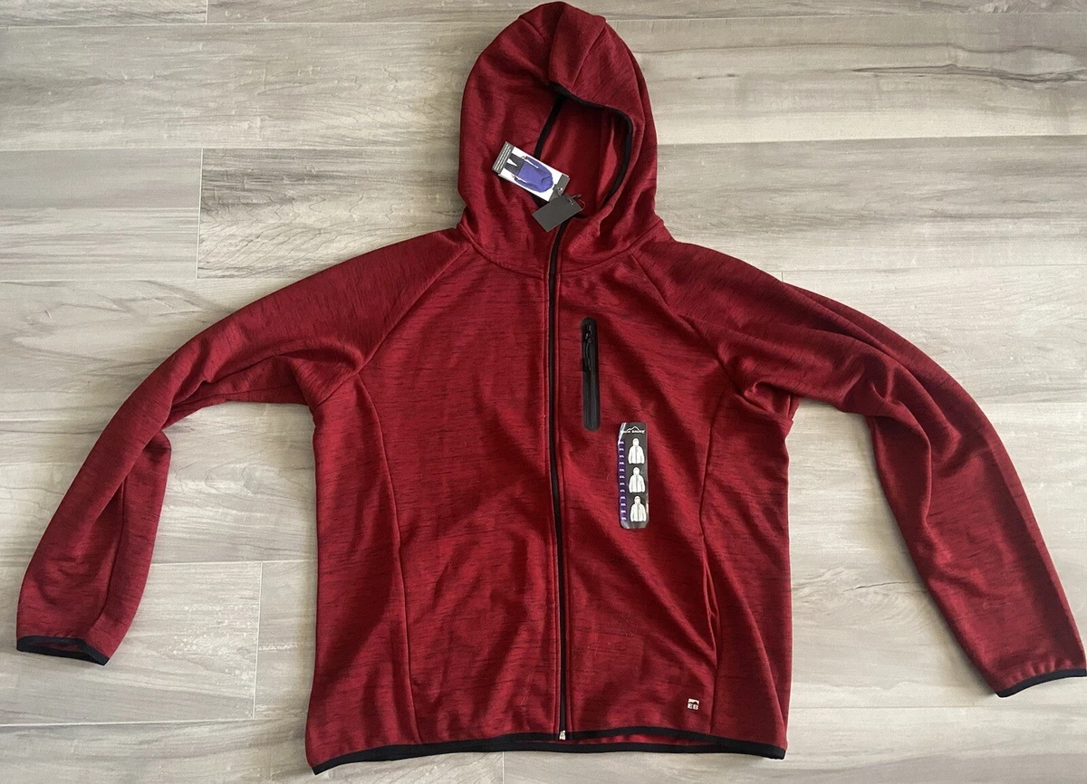 Eddie Bauer Men's Performance Yosemite Active Full Zip Hoodie Red Nwt Sz  XXL | eBay