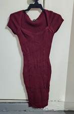 Guess Burgundy Dress Size Medium