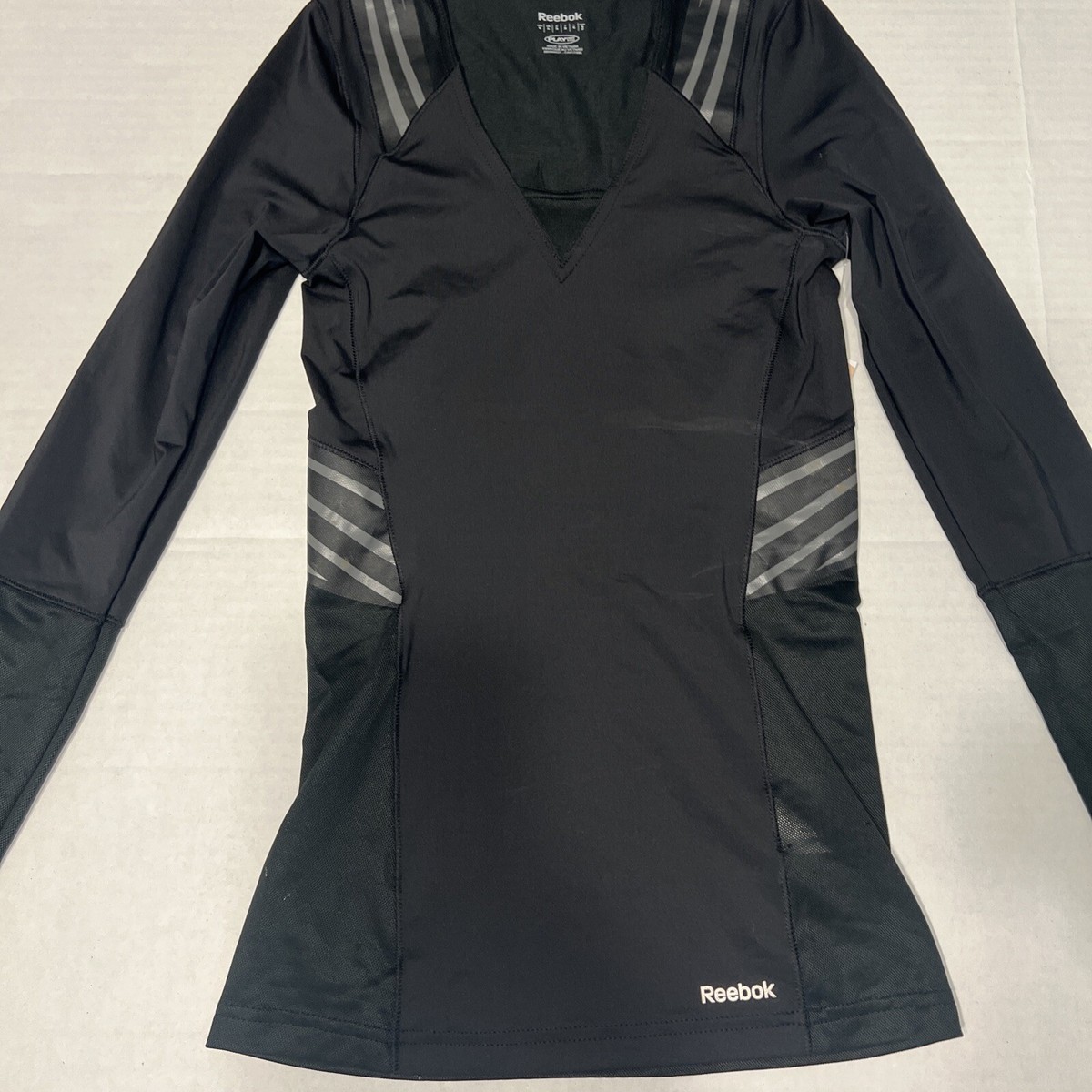Reebok Easytone Running Shirt Womens S Support Top Long Sleeveless