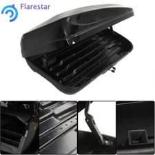 2 Locks 14 Cubic Feet Car Top Cargo Carrier Vehicle Roof Mount Luggage Box