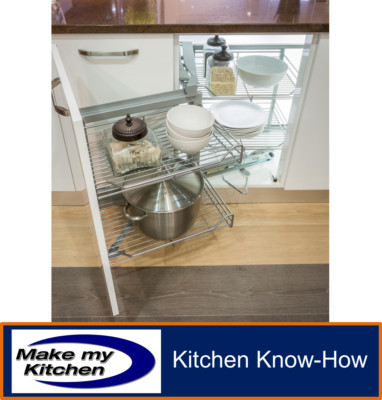 Magic Corner Solution Kessebohmer Classic Silber 900 mm 1000 mm