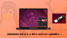 Ubuntu 22.04.4 Live Server Amd64 8GB Bootable USB Flash Installation Drive