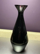 Vintage Purple Translucent Glass Vase