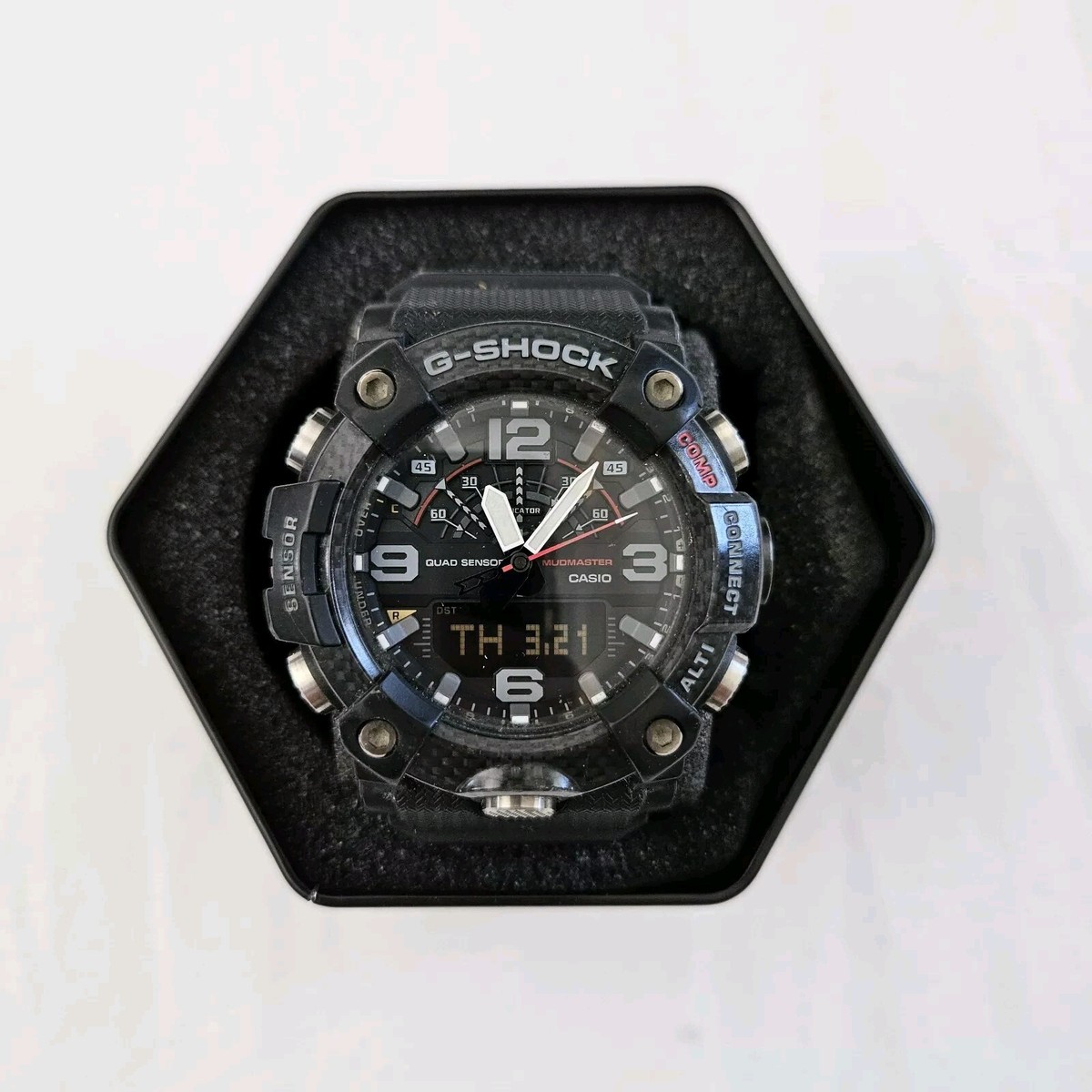 G Shock GG-B100 5594 Mudmaster Analog Digital Watch Carbon G Shock GG-B100 5594 Mudmaster Analog Digital Watch Carbon