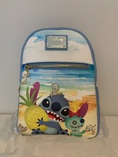 Loungefly Disney Lilo  Stitch Beach With Ducklings Mini Backpack