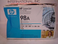 Genuine 98A 4/4 /4M/4M /5/5M/5N Black Toner Cartridge 92298A See Pictures 