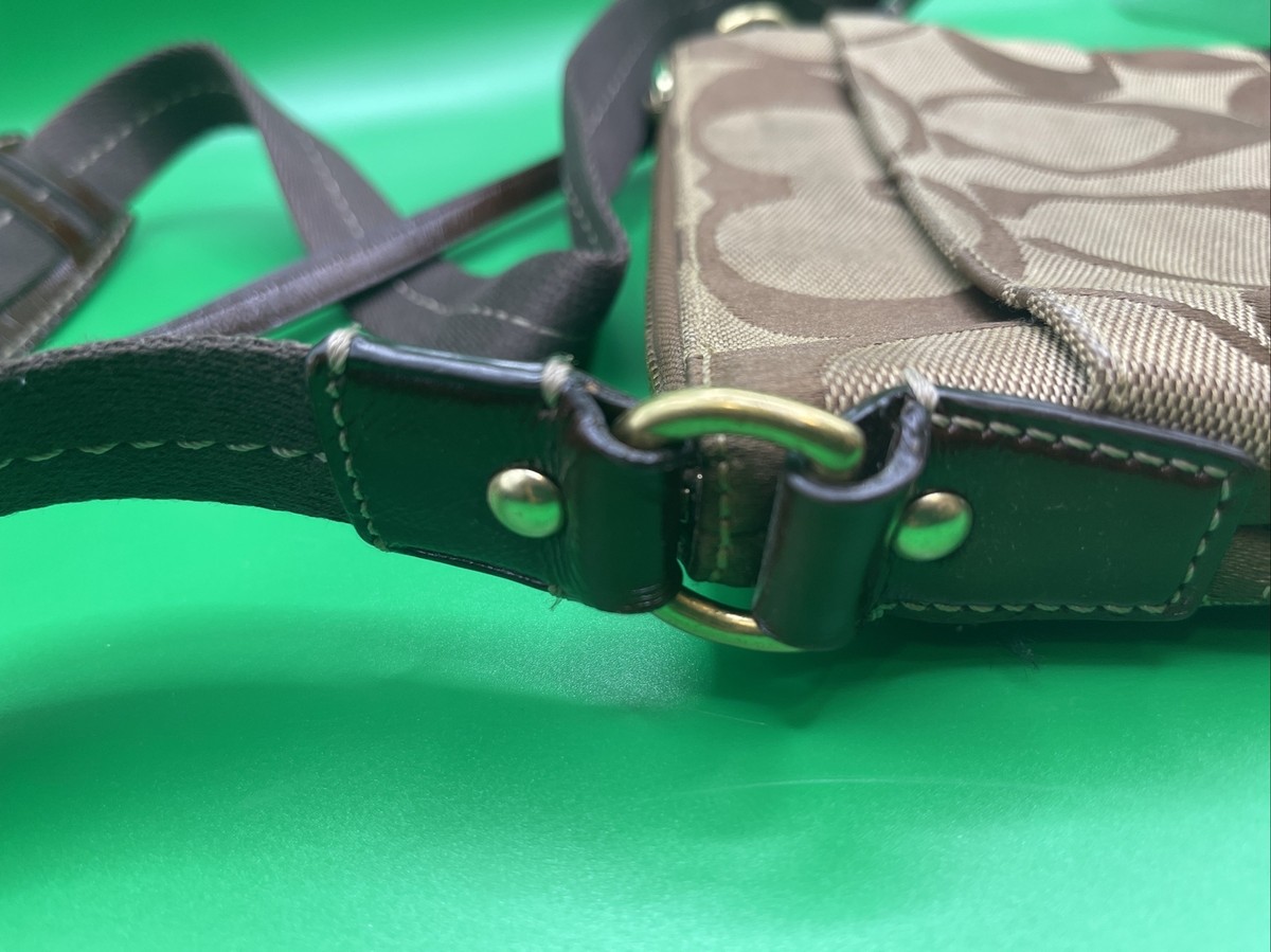バッグ Coach Handbag Rank AB COACH K0649-10129 Signature Canvas Swingpack Small Crossbody
