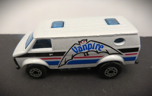 1979 Matchbox Vampire Chevy Van Gray Matchbox Superfast made in Macau - Picture 5 of 15