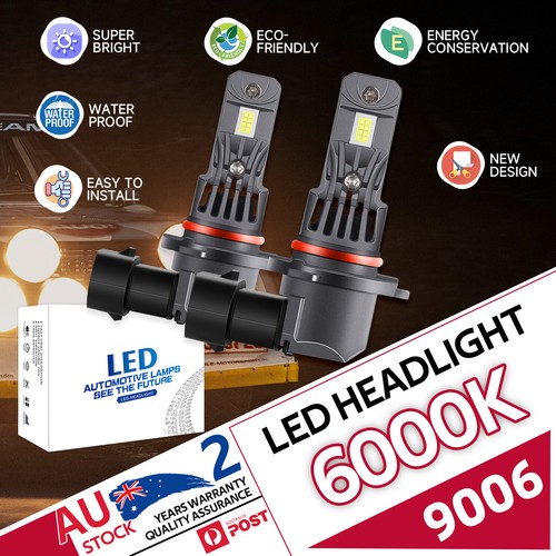 8000lm 9005 LED Headlight Bulb High Beam White 2x For Jeep Compass 2014-2021 HB4 - Picture 2 of 15