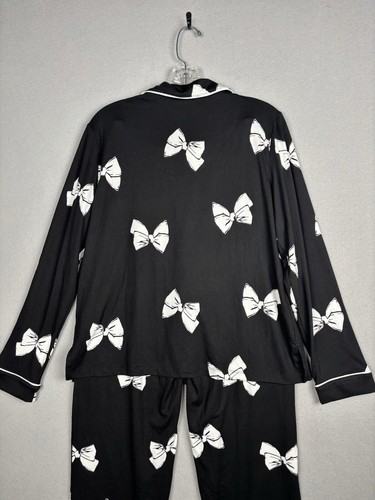Pijama/Salón Kate Spade New York ARCOS NEGROS/BLANCOS Tejido Suave Talla S Pequeño 4042 - Imagen 13 de 16
