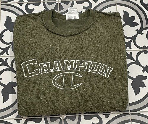 Champion Olive Green Reverse Weave 