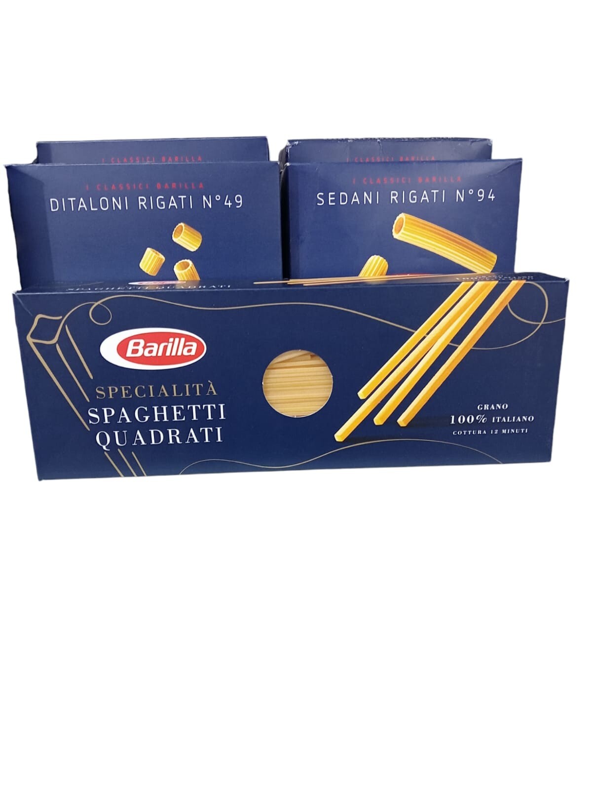Confezione di pasta Barilla assortita - Specialità italiane