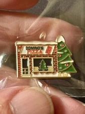 2023 Domino’s Pizza Christmas Enamel Hat Pin