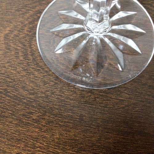 Set Of 2 PINE VALLEY GOLF CLUB Etched LENOX USA Cut Crystal Wine Glasses - RARE - Picture 5 of 7