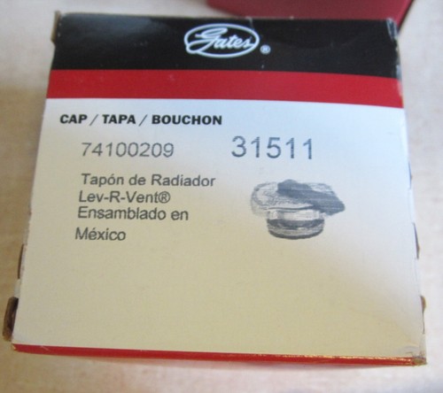 NEW Gates 31511 Safety Release Radiator Cap, FREE SHIPPING! - Picture 3 of 3
