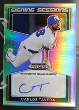 Carlos Tavera - 2022 Prizm Draft Picks Signing Sessions Auto #SS-CT - Orioles