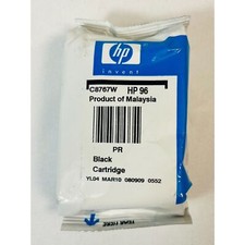 HP 96 Black Ink Cartridge New Genuine No Box OEM C8767W
