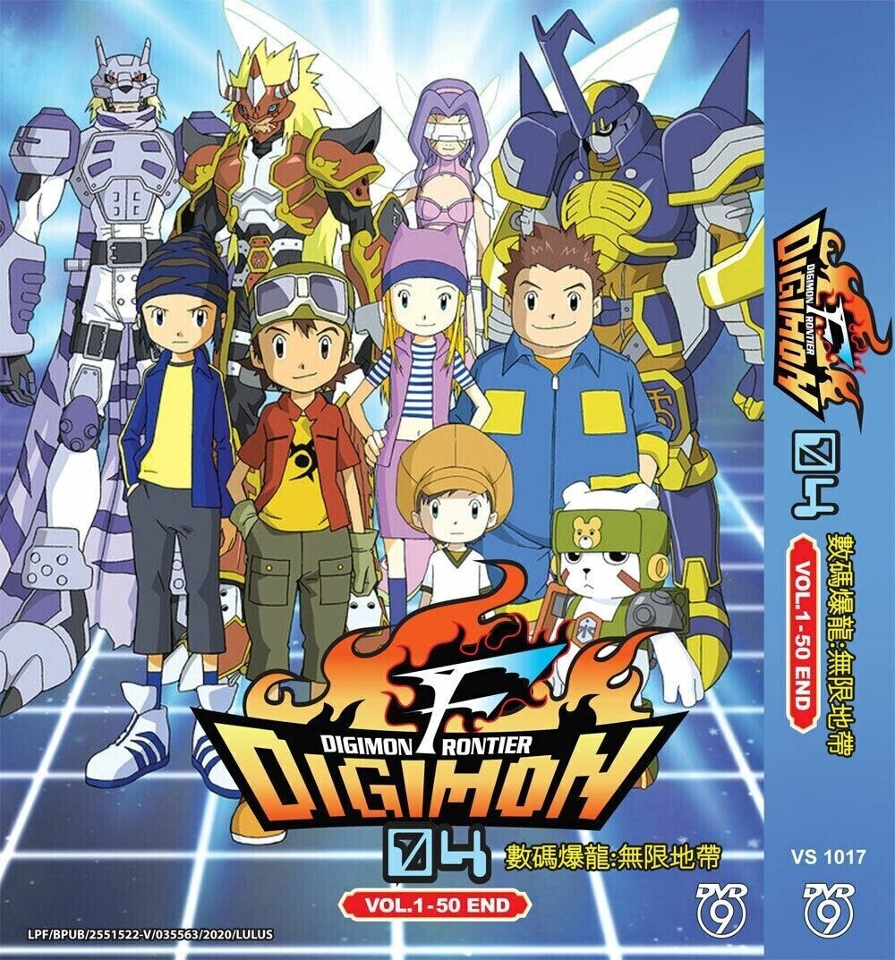 ANIME* DVD DIGIMON FRONTIER 04 VOL.1-50 END ENGLISH SUBTITLE