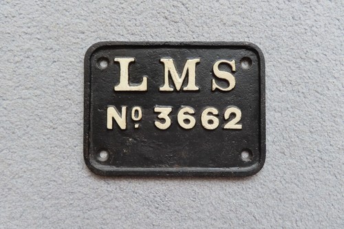 LMS tender plate Ex Fowler 4F No.44438