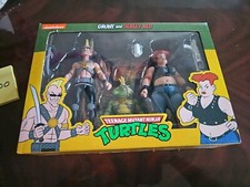 NECA TMNT Teenage Mutant Ninja Turtles Grunt and Jersey Red Figures