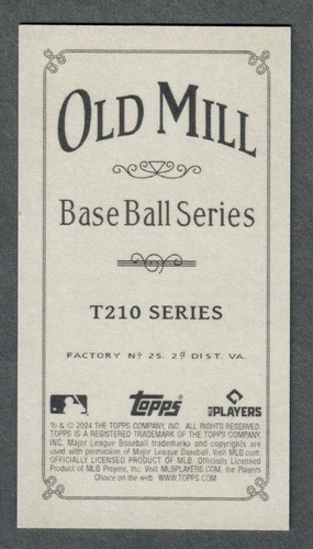 2024 Topps 206 T206 Pete Alonso 1910 T210 Old Mill Red Border Mets SP CANTIDAD - Imagen 2 de 2