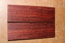 Figured Bubinga knife scale, gun grip. 5.5 X 1.75 X 3/8"