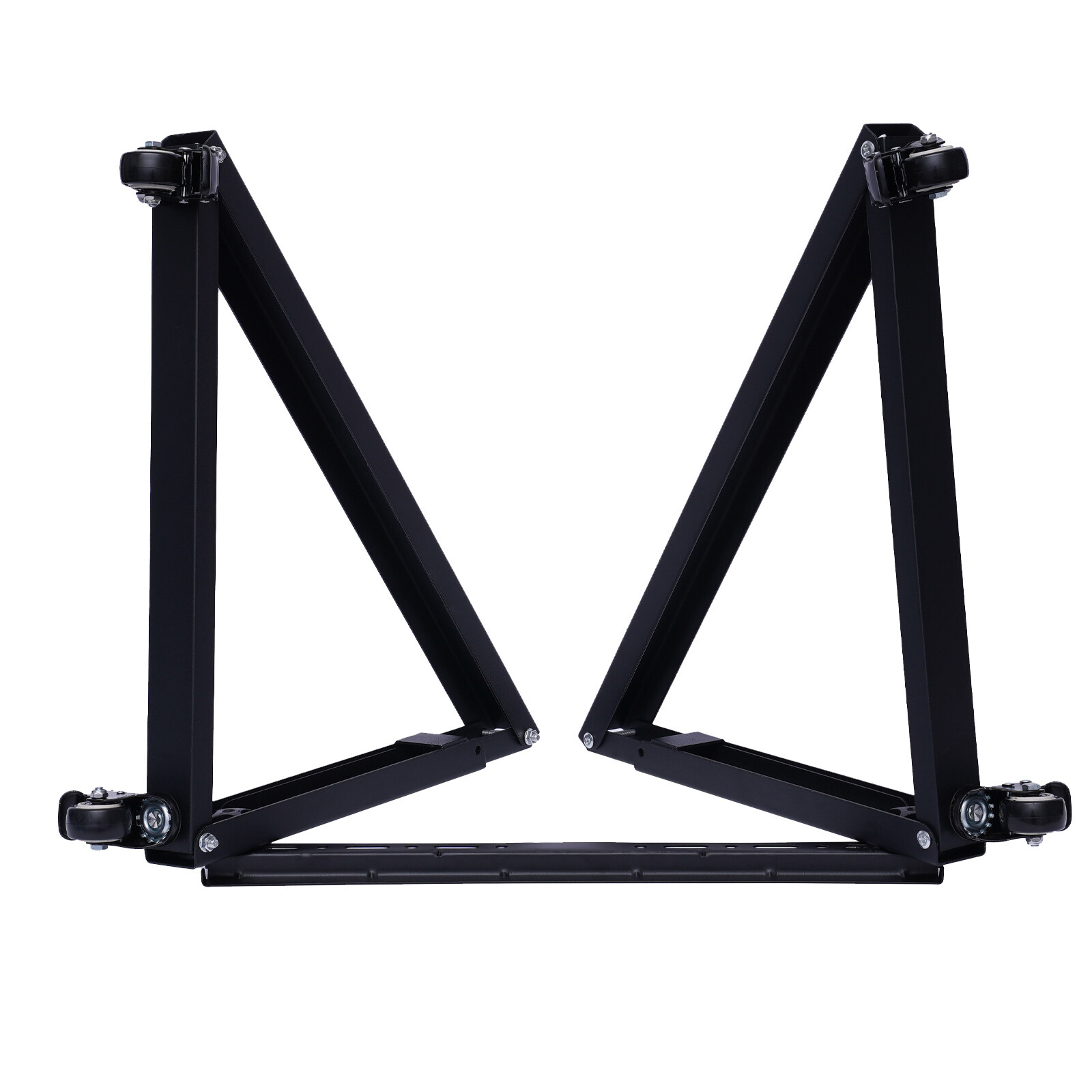 Mobile TV Stand Rolling Cart Low Profile Reinforced Connecting LCD TV Support
