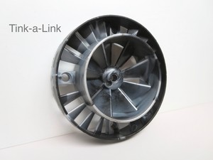 LEGO Pearl Marbled Gray Large Turbine Engine Exhaust Fan