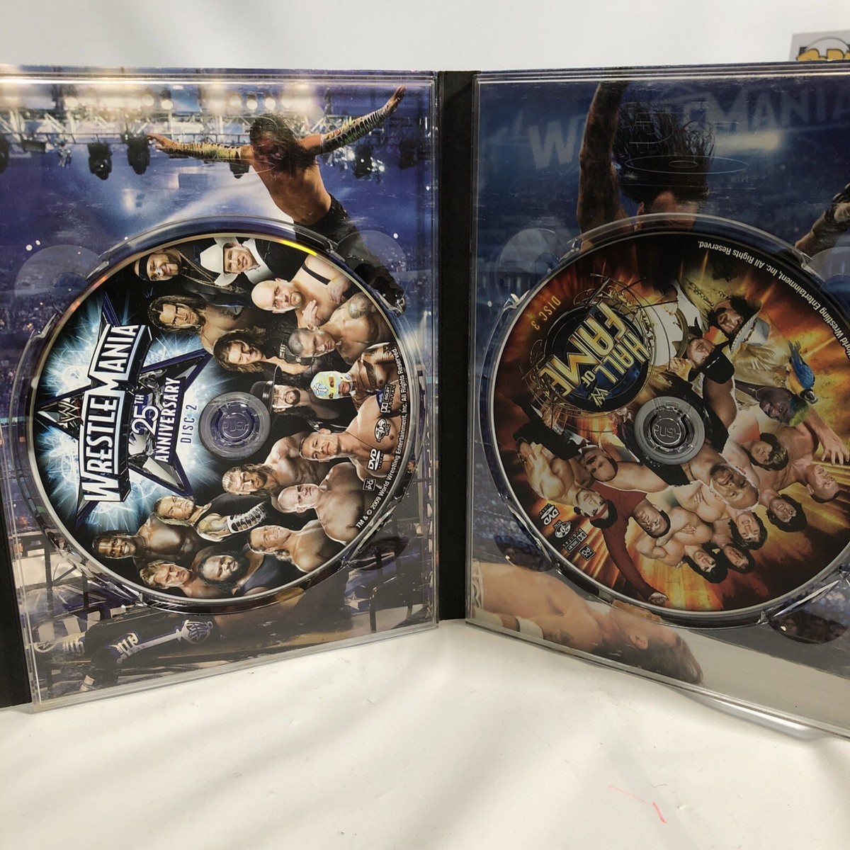 WWE Wrestlemania XXV 25 25th Anniversary 3-Disc DVD Set Edge