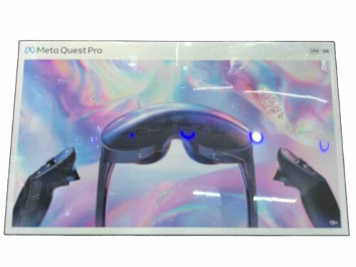 New Sealed Meta Quest Pro 256GB Standalone Virtual Reality Headset  RRP £999 .99 - Afbeelding 1 van 5