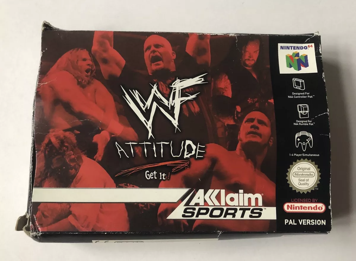 WWF Attitude Nintendo 64 N64 Boxed PAL READ 21481641810 eBay