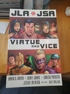 JLA JSA Virtue and Vice Graphic Novel DC Justice League Goyer Johns Pacheco