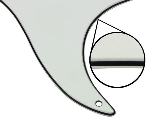Battipenna chitarra elettrica Strat Stratocaster 8 fori piastra antigraffio per Fender USA - Foto 26 di 29