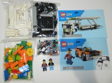 LEGO City 60305 CAR TRANSPORTER Minifigs Booklets COMPLETE