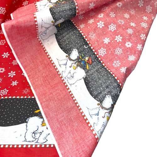 Mary Engelbreit Fabric Boy On Polar Bear 1 Yard READ - Picture 5 of 6