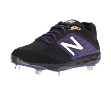 New Balance Men's 3000 V4 Metal Baseball Shoe 15 Black | Purple