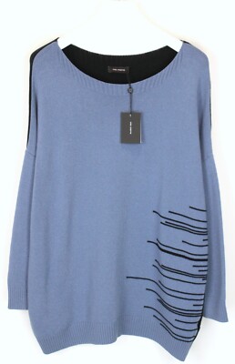 Pull Femme Cop Copine Modèle Loupio - Taille L - Laine Mélangée Bleu - Neuf Sans étiquette