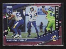 2022 Panini Donruss Elite Field Vision Pink Matthew Stafford #FV1 Los Angeles