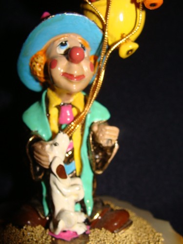 Ron Lee Clown Sculpture I LOVE YOU 1991 Balloons & Dog - Picture 2 of 11