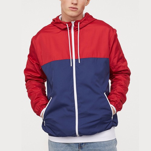 Men Lightweight Running Hiking Jacket with Hood Windbreaker Zip Coats Camouflage - Picture 7 of 17