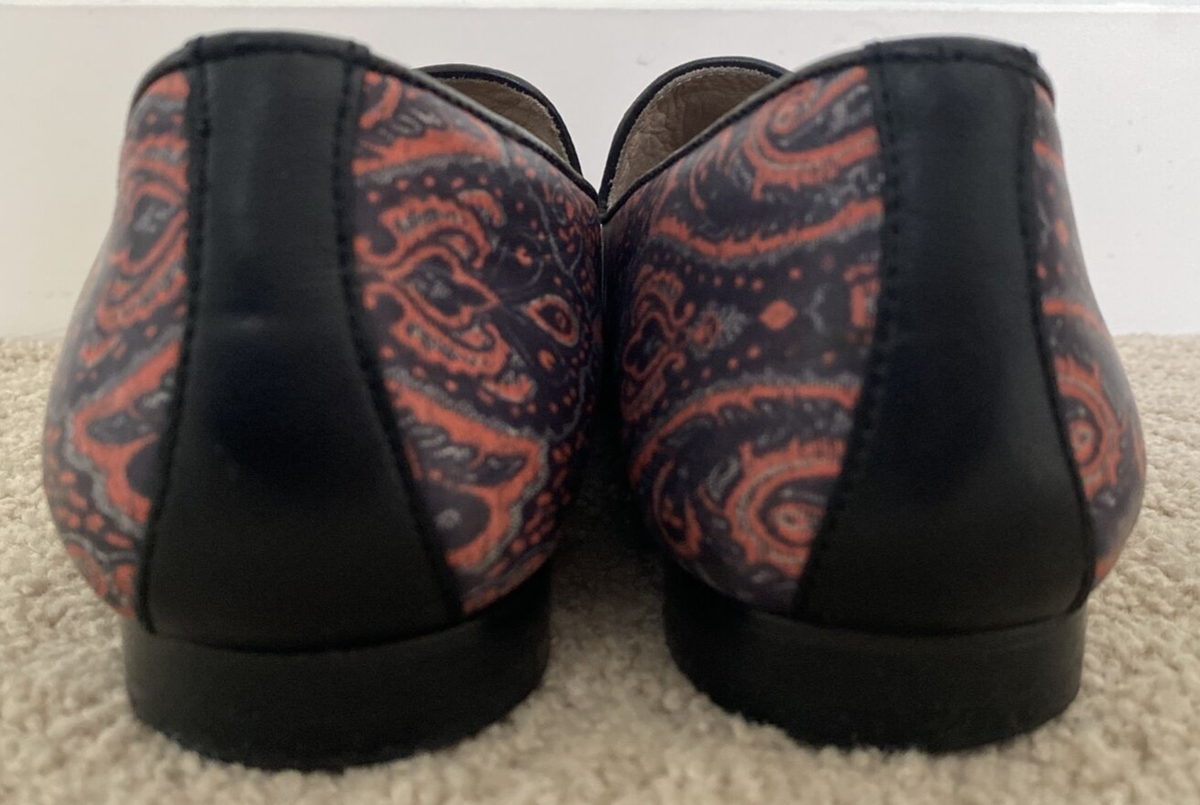 Naif Paisley Leather Loafers EU 44 US 11 Made ITALY | eBay