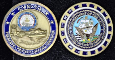 CVN-74 USS JOHN C STENNIS - Navy Challenge Coin