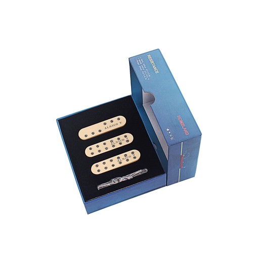 SSS Mini Strat-sized Humbucker Bridge Neck Middle Pickup for Stratocaster ST - Picture 8 of 10