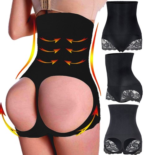 Womens Boned Tummy Control Body Shaper High-Waist Trainer Thong Panty Shapewear - Picture 37 of 56