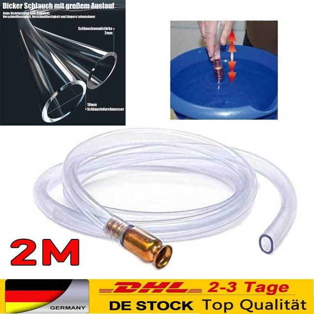 2m Pumpschlauch Schlauchpumpe Schüttelpumpe Schüttelschlauch Wasser Diesel Öl DE 2m Pumpschlauch Schlauchpumpe Schüttelpumpe Schüttelschlauch Wasser Diesel Öl DE