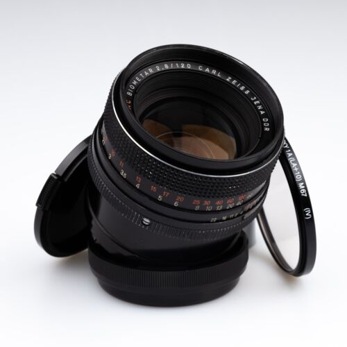 *SERVICED* Carl Zeiss MC Biometar 2.8 120mm Jena Pentacon Six TL Objektivkappen SAUBER - Bild 14 von 16