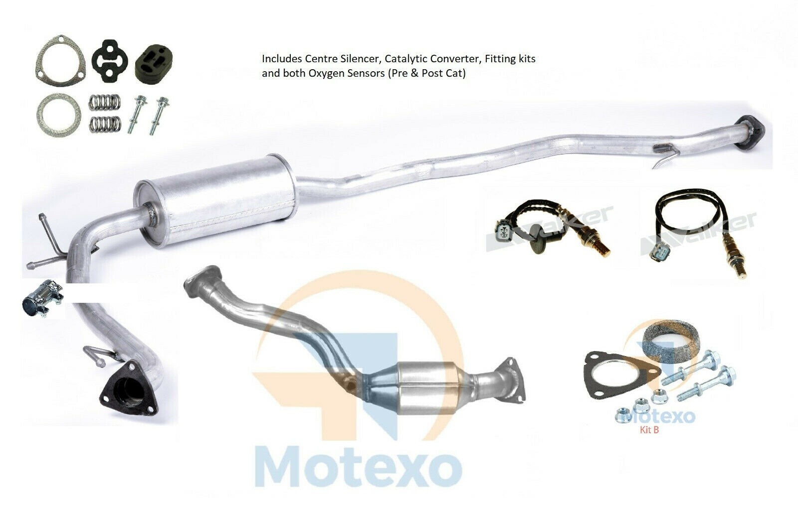 Exhaust Stolen on your honda Jazz ! This is the kit you need Catalytic Converter eBay