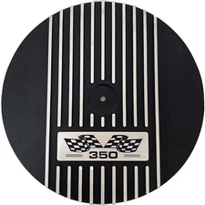 Small Block Chevy 350 - 14" Round Air Cleaner Kit - Black