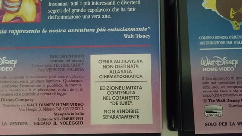 IL CAPOLAVORO DI WALT DISNEY FANTASIA 2 VIDEOCASSETTE LITOGRAFIA ORIGINALE - Foto 4 di 9