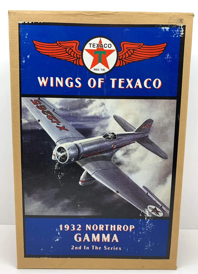 Banco de monedas avión Northrop Gamma Ertl Wings of Texaco 2º en serie 1932. Foto 2 de 4